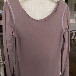 Matilda Jane Brown Long Sleeve Scoop Neck Top